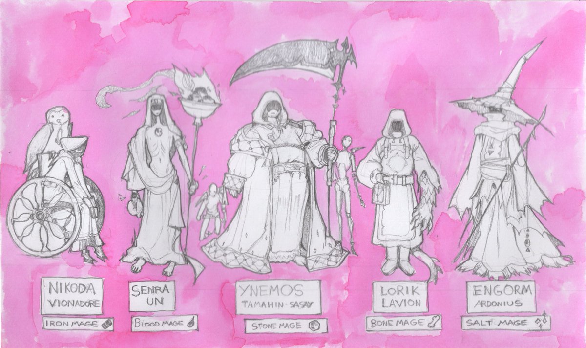 I also threw some ink on these guys just to see what it would look like.