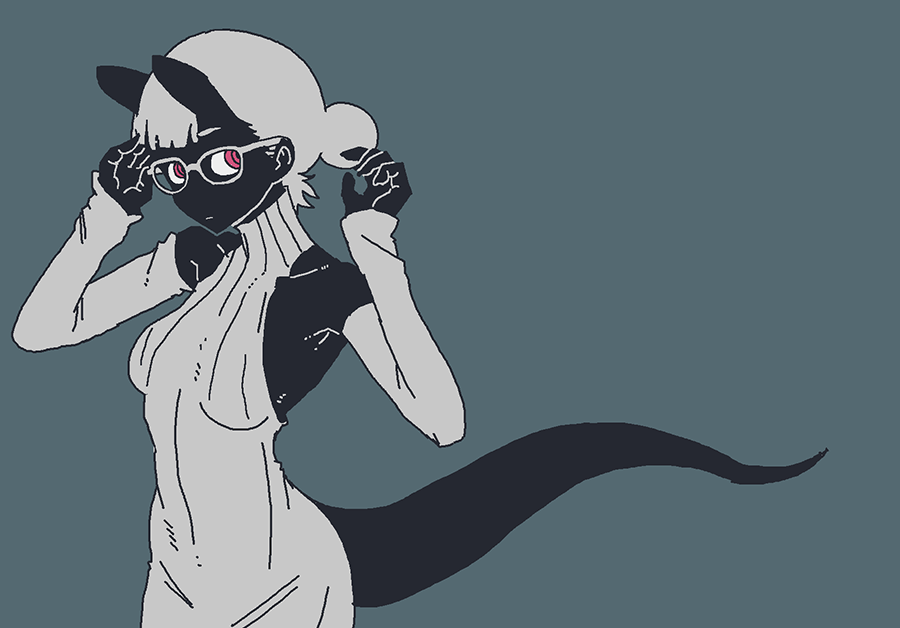 「あさらくがき」|大鳥のイラスト