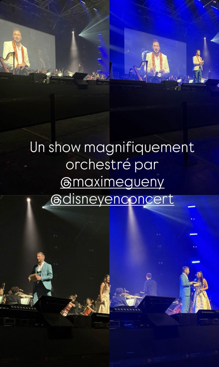 Super prestation de <a href="/MaximeGueny/">Maxime Guény</a> comme à chaque fois au Concert Disney autour du Monde à Montpellier 💪