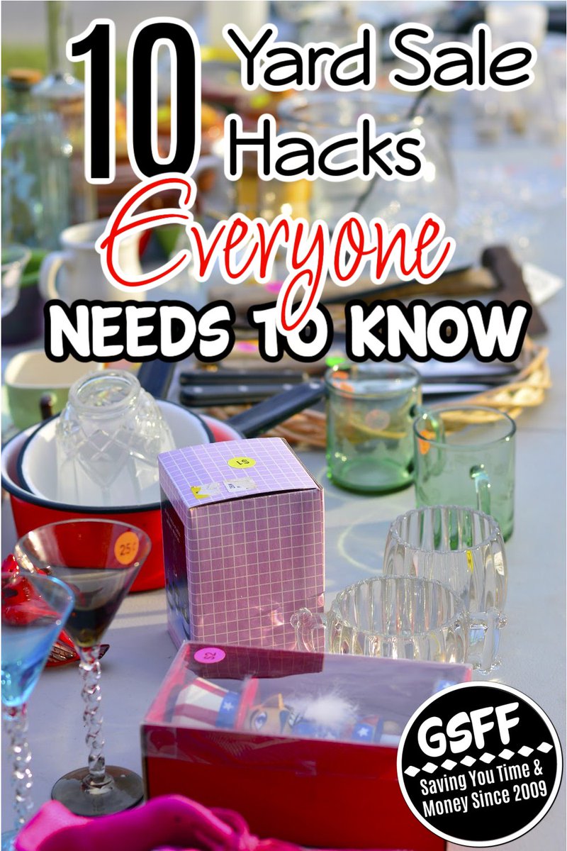 🏷️ Before your next yard sale, read these 10 genius tips. 👉 groceryshopforfree.com/10-yard-sale-h…