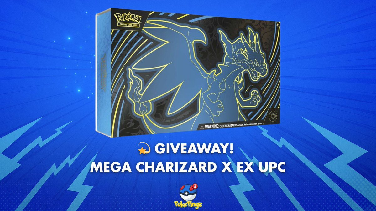 Win a Mega Charizard UPC! 🔥 

✅ Repost and like
✅ Follow us and <a href="/PokePings_/">Pokemon TCG Deals, Alerts & Tracker</a> 
✅ Tag a mate who wants one

🗓 Winner drawn on 16th November

#PokemonTCG | #PokemonGiveaways