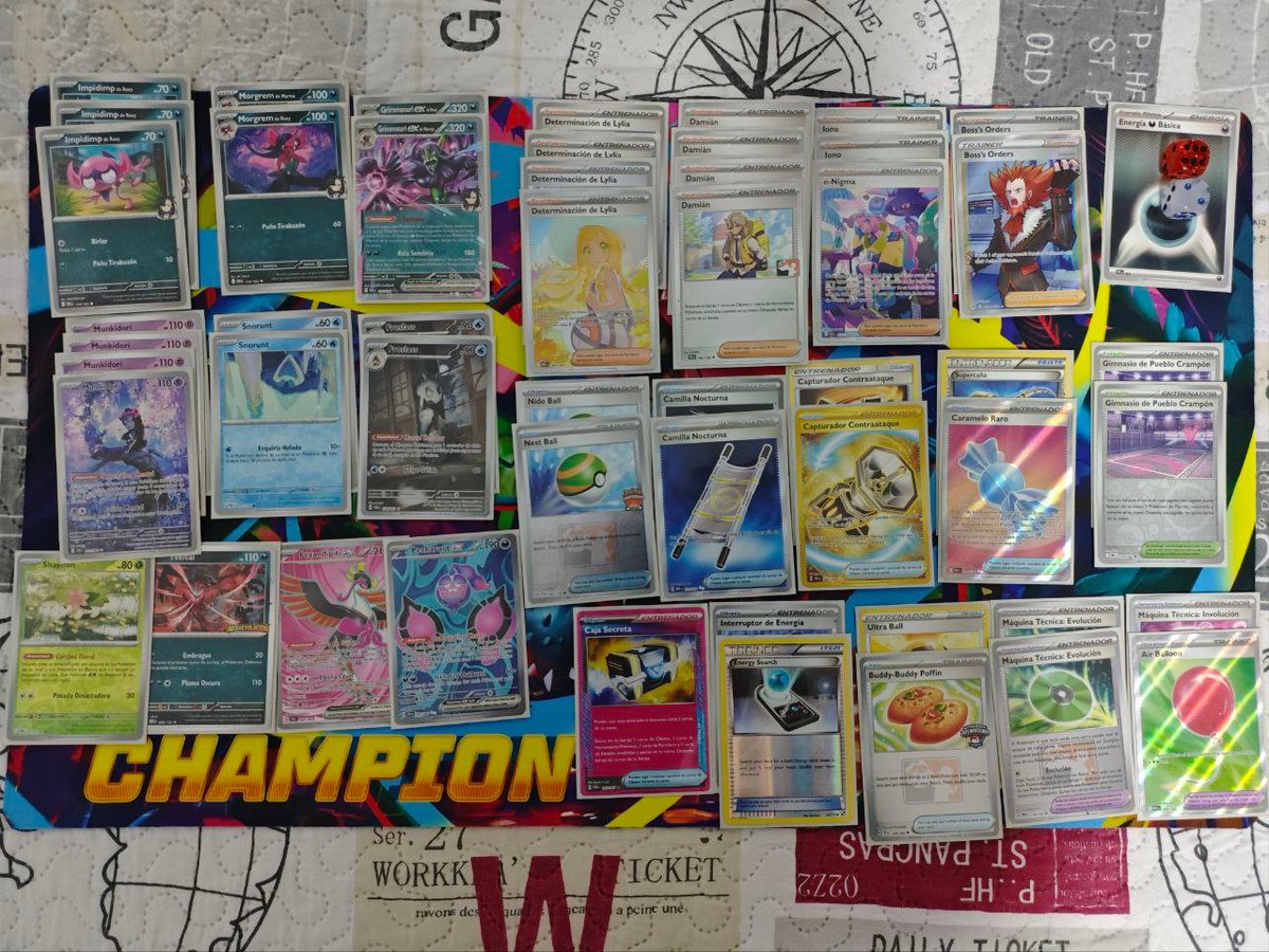 Revalido el título de campeón del cup de <a href="/WarLotus1/">War Lotus</a> otra vez con Grimmsnarl.
Muchas gracias a <a href="/PokeGranadaTCG/">Pokemon Granada TCG</a> y a la tienda por organizar el torneo, y a los de siempre por apoyarme y vivir la final a mi lado :D