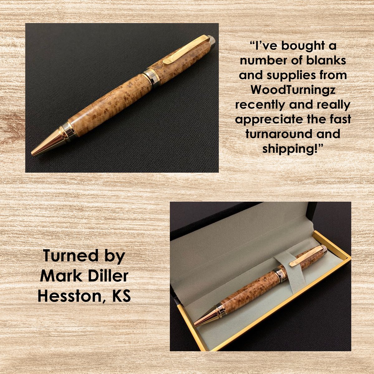 WoodTurningz's tweet photo. Wow!๐คฉ Mark Diller knocked it out of the park with this Cigar Pen Kit turned in magnificent Curly Koa! The grain is truly amazing! Thanks for the positive feedback! Thanks for sharing your work, Mark!
https://t.co/QhBol5LajH
#WoodTurningz #handmade #penkit #customermade https://t.co/7QweNV6PSc