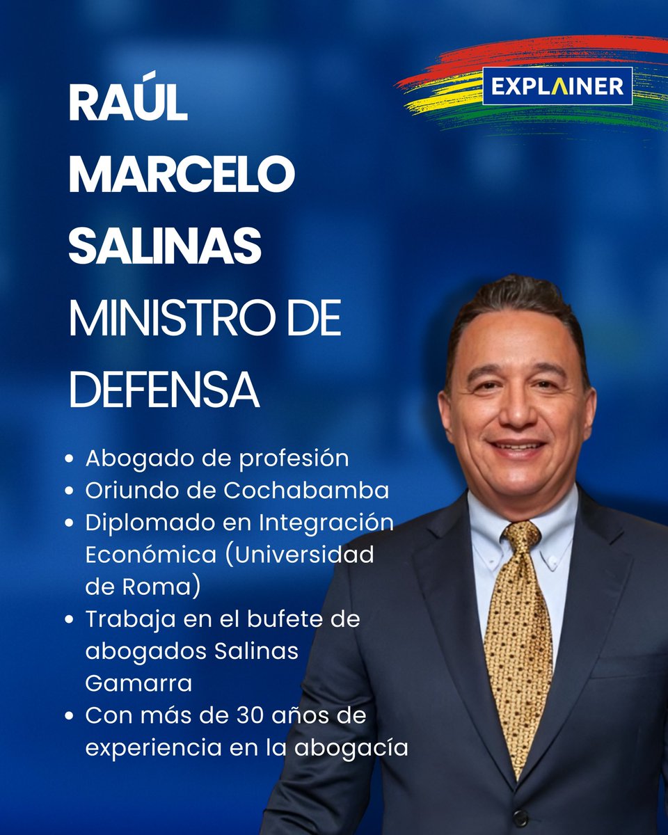 brissapabon's tweet image. 🇧🇴👉🏼 #Perfiles | Ellos son los nuevos ministros y ministras de Bolivia. El #Explainer te presenta un breve perfil de cada uno

PARTE 2

#Explainer #Ministro #Bolivia #Gabinete #RodrigoPaz #EdmandLara