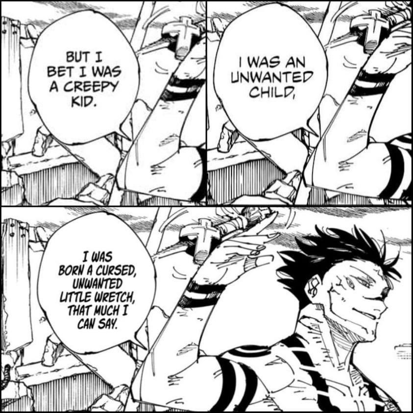 cybersukuna's tweet image. Good morning today I’m thinking about sukugo as kids and how despite their upbringings they parallel each other as 2 children who were feared like monsters and how isolating that must feel as a young boy