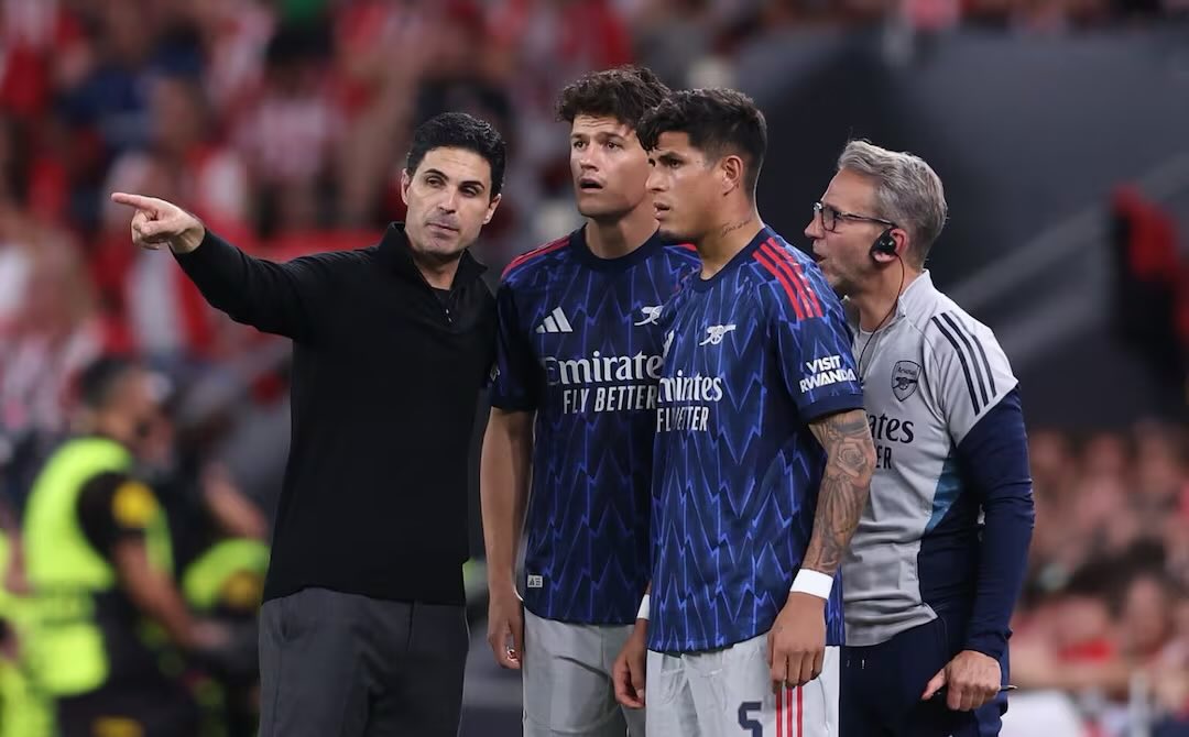 🗣️Piero Hincapié says #Arsenal are trying to win EVERYTHING this season: “We have a great team, we dream about winning everything and we’re working for it. We try to do our best in training so we can show it in the best way possible in matches.