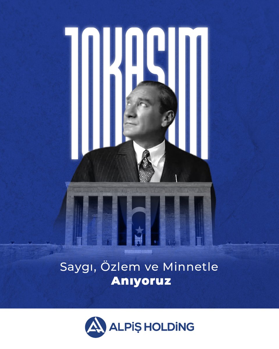 Fikirleriyle geleceğimize ışık tutan Atamızı özlemle anıyoruz! #10Kasım