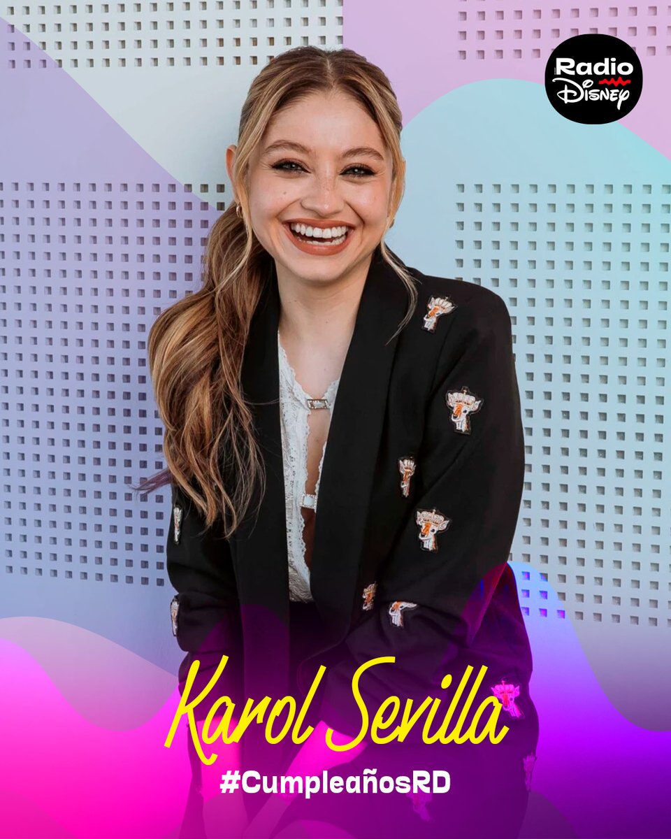 Una de las actrices y cantantes más carismáticas y divertidas que conocemos está cumpliendo años el día de hoy 🥹🫶

¡Te deseamos el mejor de los cumpleaños, <a href="/karolsevilla/">KAROL SEVILLA</a>! 💖
Gracias por alegrarnos los días 🎂💌

#RadioDisneyMéxico #CumpleañosRD #KarolSevilla