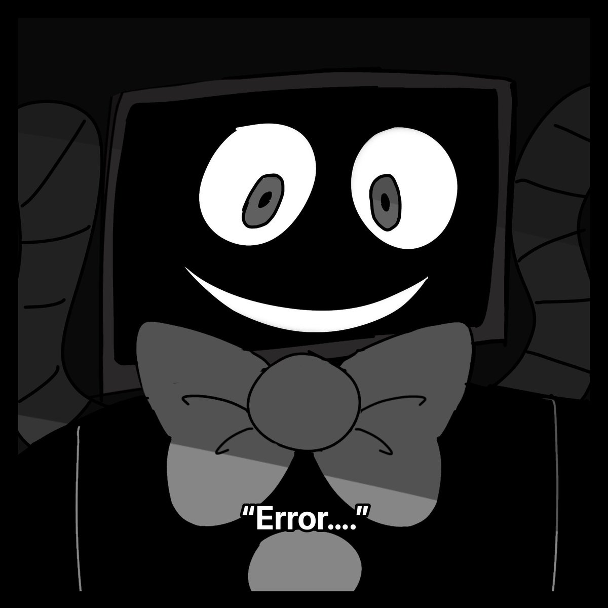 N1ghtm4r31sH3r3's tweet image. This is just for a series I’m working on in TikTok
#SOULMONITOR
 … I can’t draw Error’s fuckass face