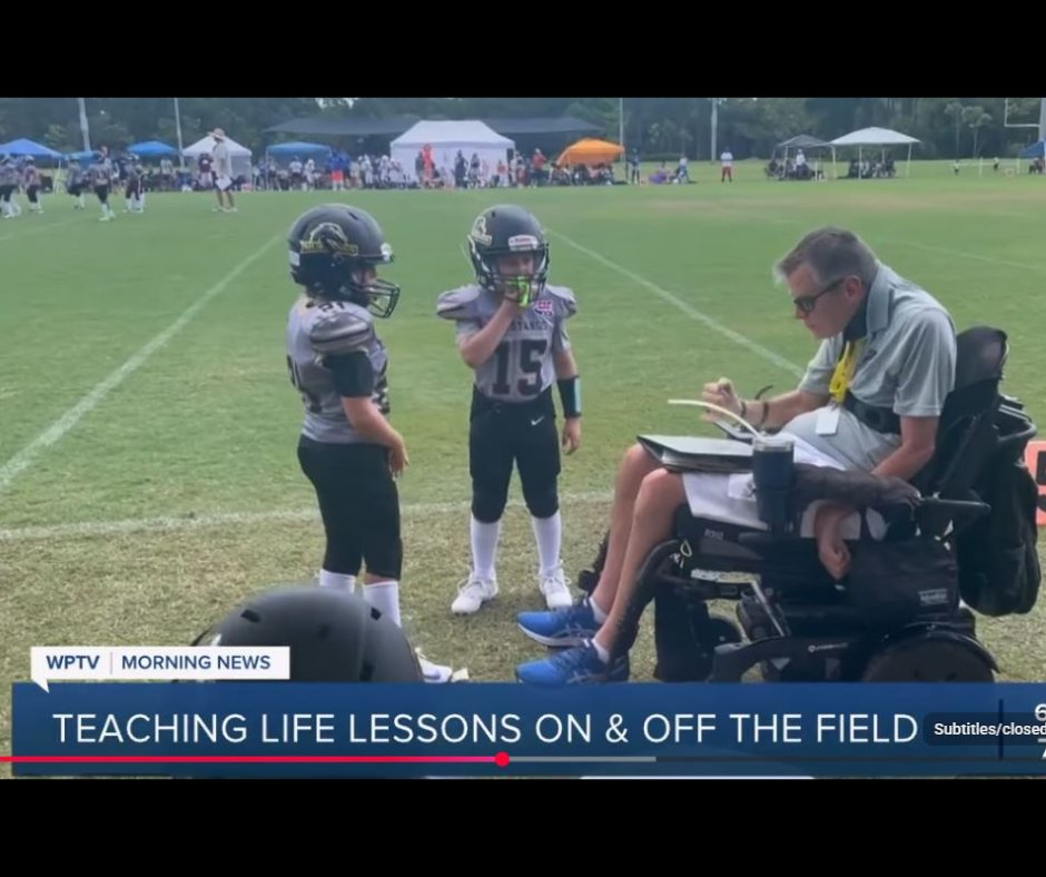 SPINALpedia's tweet image. Andrew Goodyear, a quadriplegic from Florida, is the founder of Wheelchair Getaways, a popular wheelchair van rental company in the US. He's also a youth football coach, which he's been doing since 1997.

spinalpedia.com/community/vide…

#quadriplegic #resilient #footballcoach