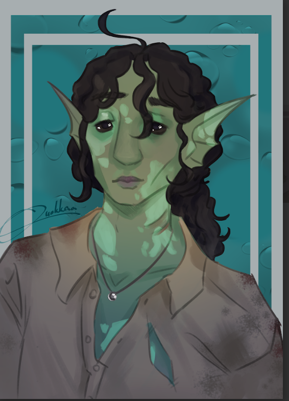 _Quokkaa's tweet photo. I did draw my DND Party guys,,, I love Izzy (my character / The harengon) SO MUCH Shes so cool,,, GUESS what class she is????? https://t.co/vjy8GEjsaX