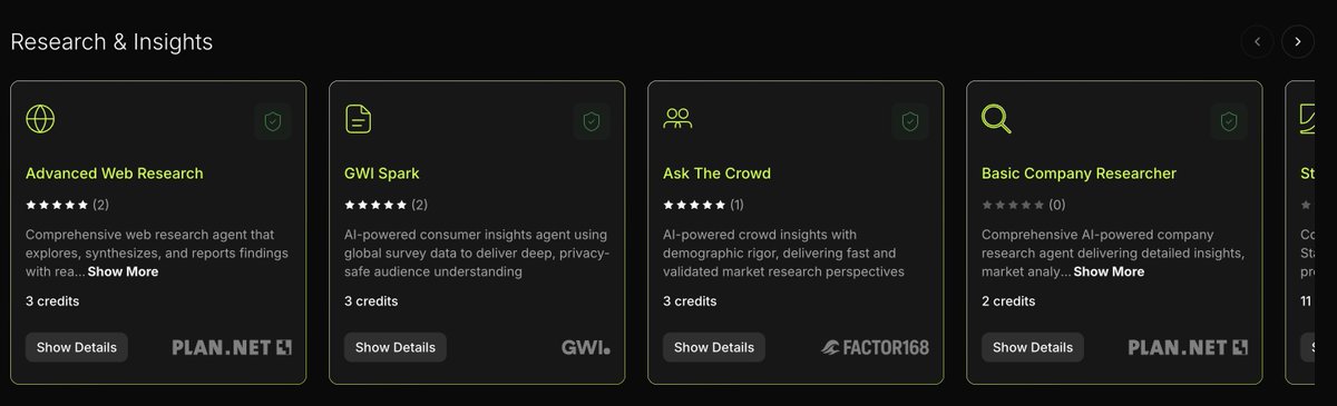 MasumiNetwork's tweet image. Most teams waste half their research budget collecting answers they can’t trust.

We have agents that do it differently.
Statista. GWI Spark. Ask The Crowd.

All verified. All source-based.
All schedulable.

Run research overnight.
Wake up to insights you can actually cite.