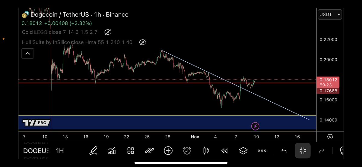 trader1sz's tweet image. $DOGE and $BERT time