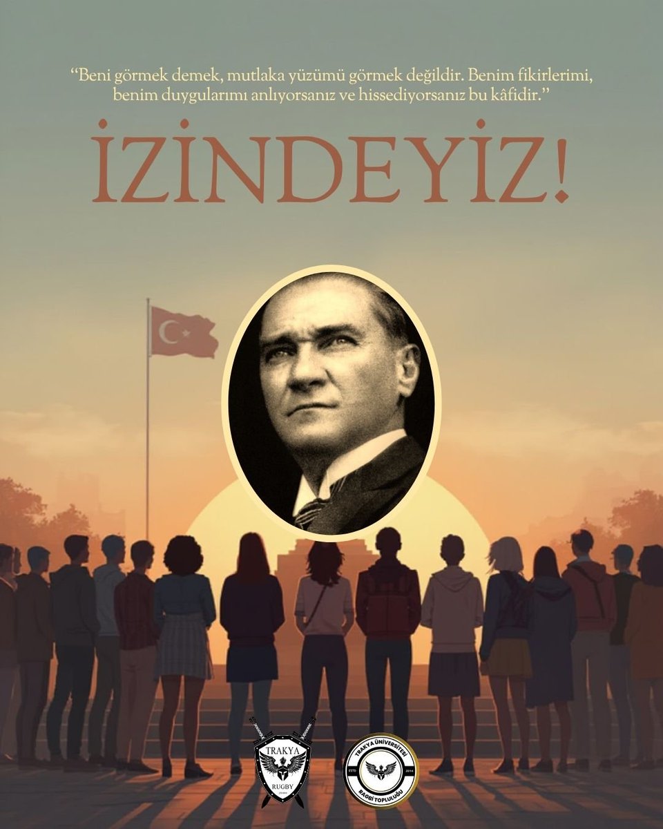 Fikirlerin hâlâ yolumuza ışık tutuyor. Cumhuriyet devrimlerine inanmış biz Türk gençleri; seni, saygı, minnet ve özlemle anıyoruz. 
#10kasım #MustafaKemalAtatürk