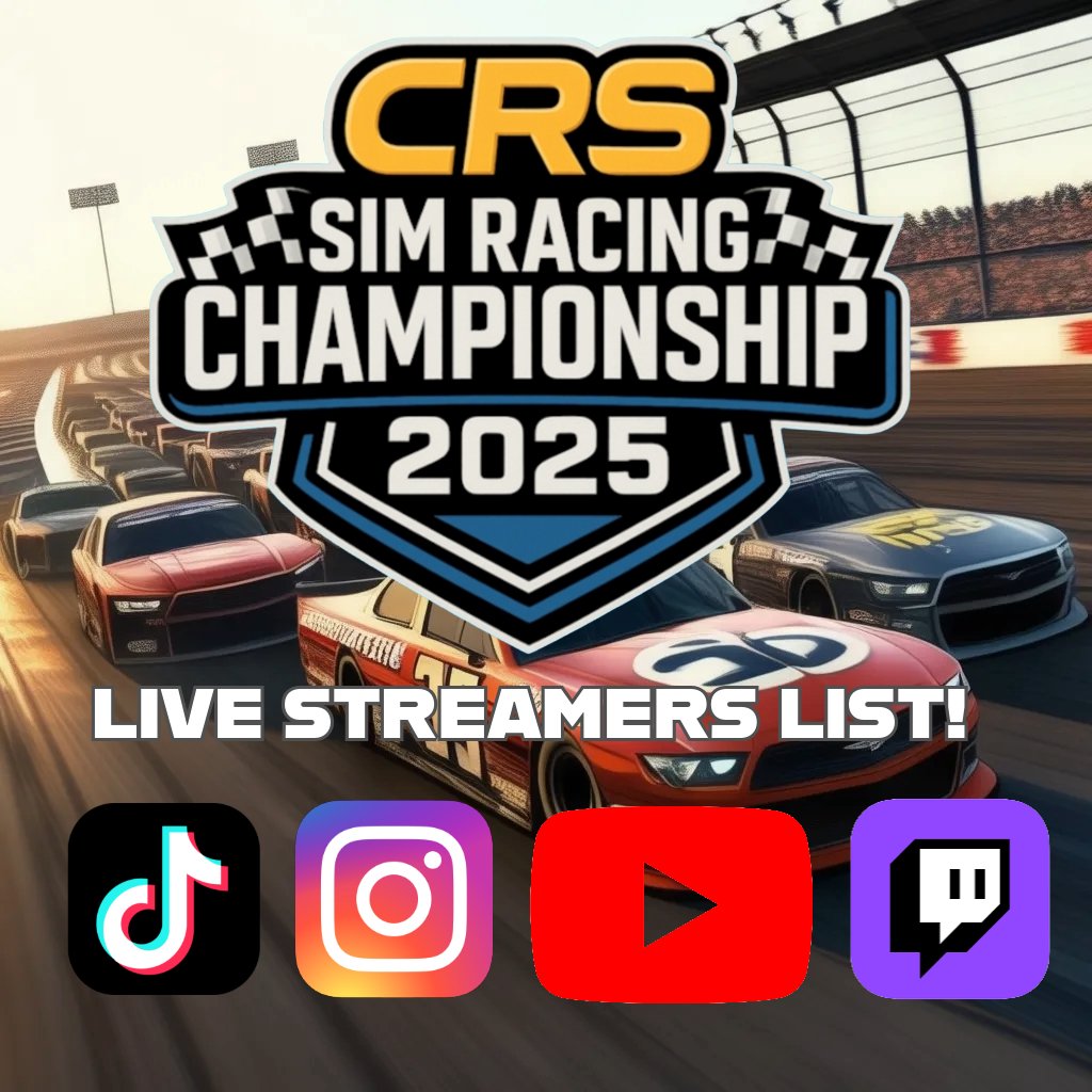 ALL LIVE STREAMS OF TONIGHTS RACE! Round 1 Daytona 500 CRS Simracing Championship!

go.fsbb.io/c/race-control…