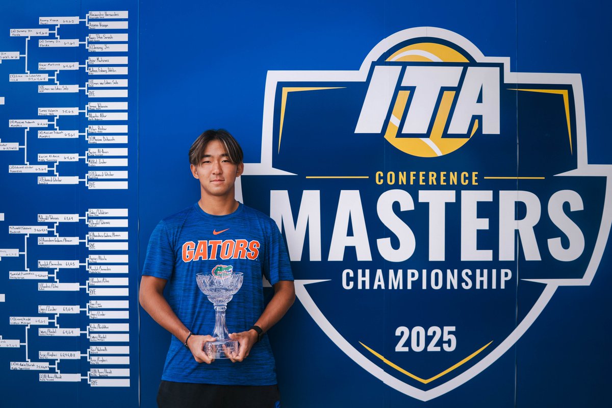 ITA_Tennis's tweet image. Taking Home Titles In San Diego 🏆

Congratulations to our champions at the 2025 ITA Conference Masters Championship!

Men&apos;s Singles: Jeremy Jin
Women&apos;s Singles: Aysegul Mert
Men&apos;s Doubles: Al-Amin/Horak
Women&apos;s Doubles: Chan/Turley

#WeAreCollegeTennis | #ITAMasters