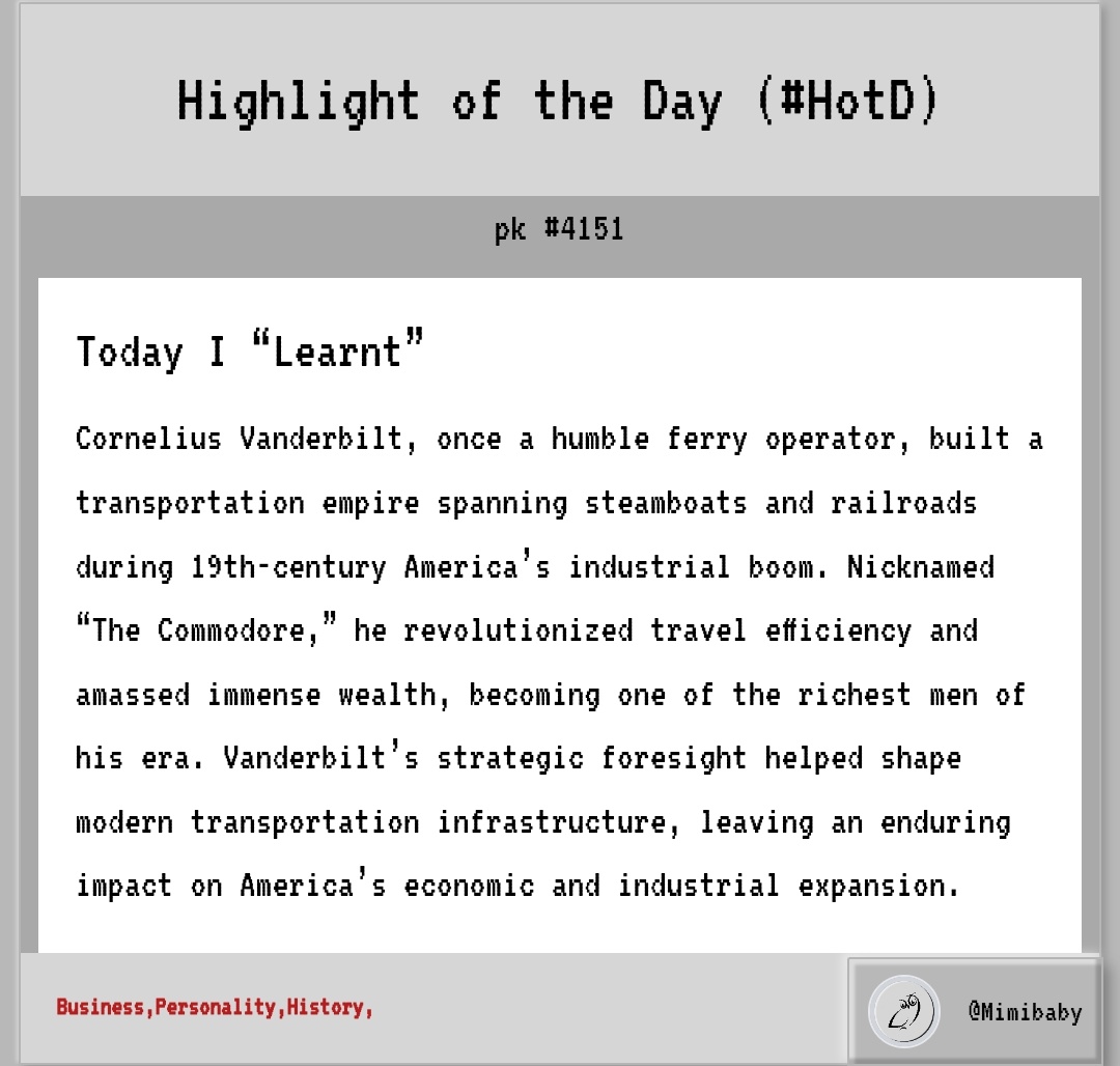 learnpool_fun's tweet image. 🦉 Highlight of the Day (#HotD) - 262

Congrats to @Mimibaby for winning today’s #HotD!

Is their submission verifiable?
Is it accurate?

Know something worth sharing?

Submit on the pk platform to generate a #LearnNFT on @Solana and stand a chance to earn $LEARN tokens