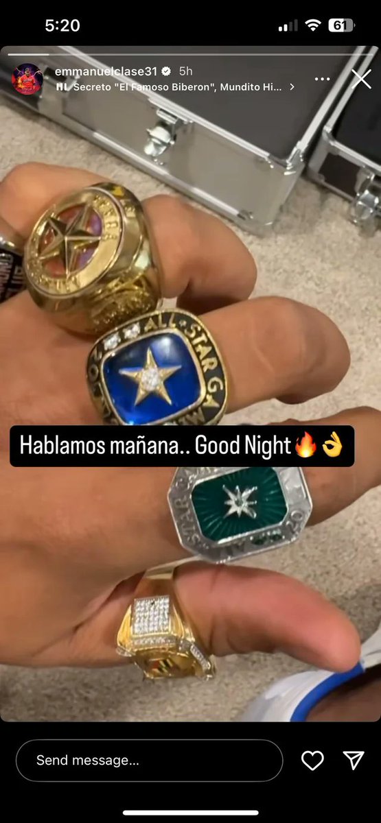 BreakBreadDaily's tweet image. At least Emmanuel Clase has more time to flex those rings now. @padresguy73
