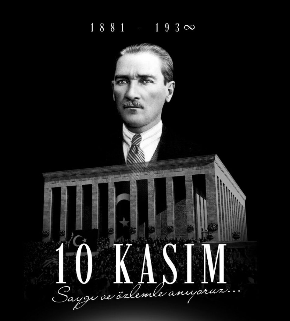 Cumhuriyetimizin Banisi, Milli Mücadelemizin Başkomutanı Gazi Mustafa Kemal Atatürk’ü, Aramızdan Ayrılışının 87. Yıl Dönümünde Saygıyla, Rahmetle ve Şükranla Yâd Ediyorum.

#10Kasım
