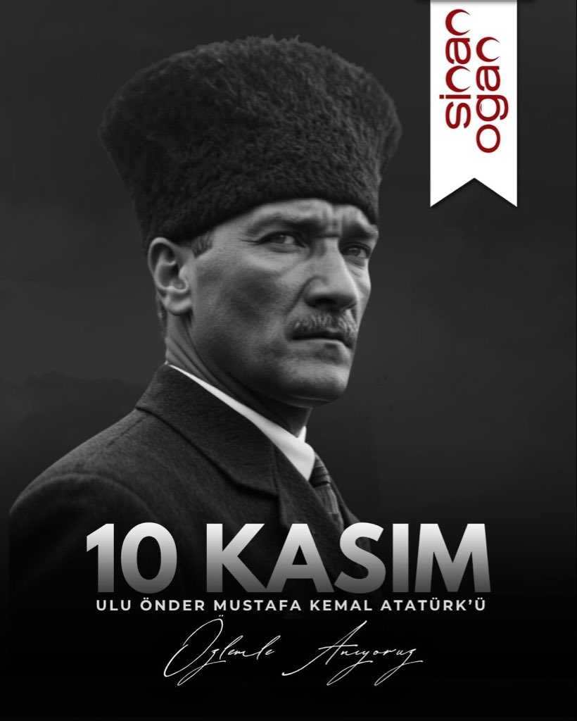 DrSinanOgan's tweet photo. Cumhuriyetimizin kurucusu, büyük önder Gazi Mustafa Kemal Atatürk’ü aramızdan ayrılışının 87. yılında rahmet, minnet ve özlemle anıyorum. Fikirleriyle, vizyonuyla ve mirasıyla daima yolumuzu aydınlatmaya devam ediyor.

#10Kasım https://t.co/T7j46J9UUG