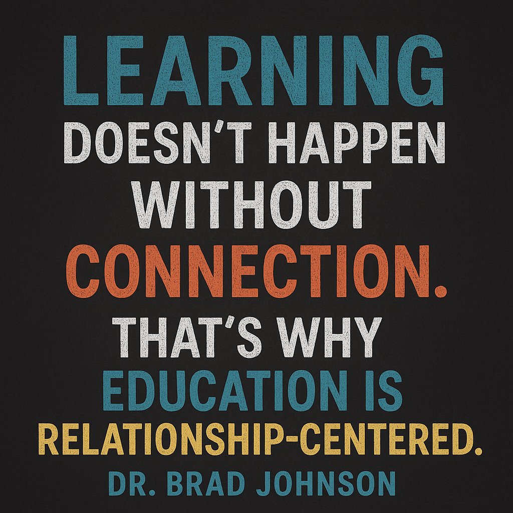 Learning doesn't happen without connection. amazon.com/Room-212-Teach…