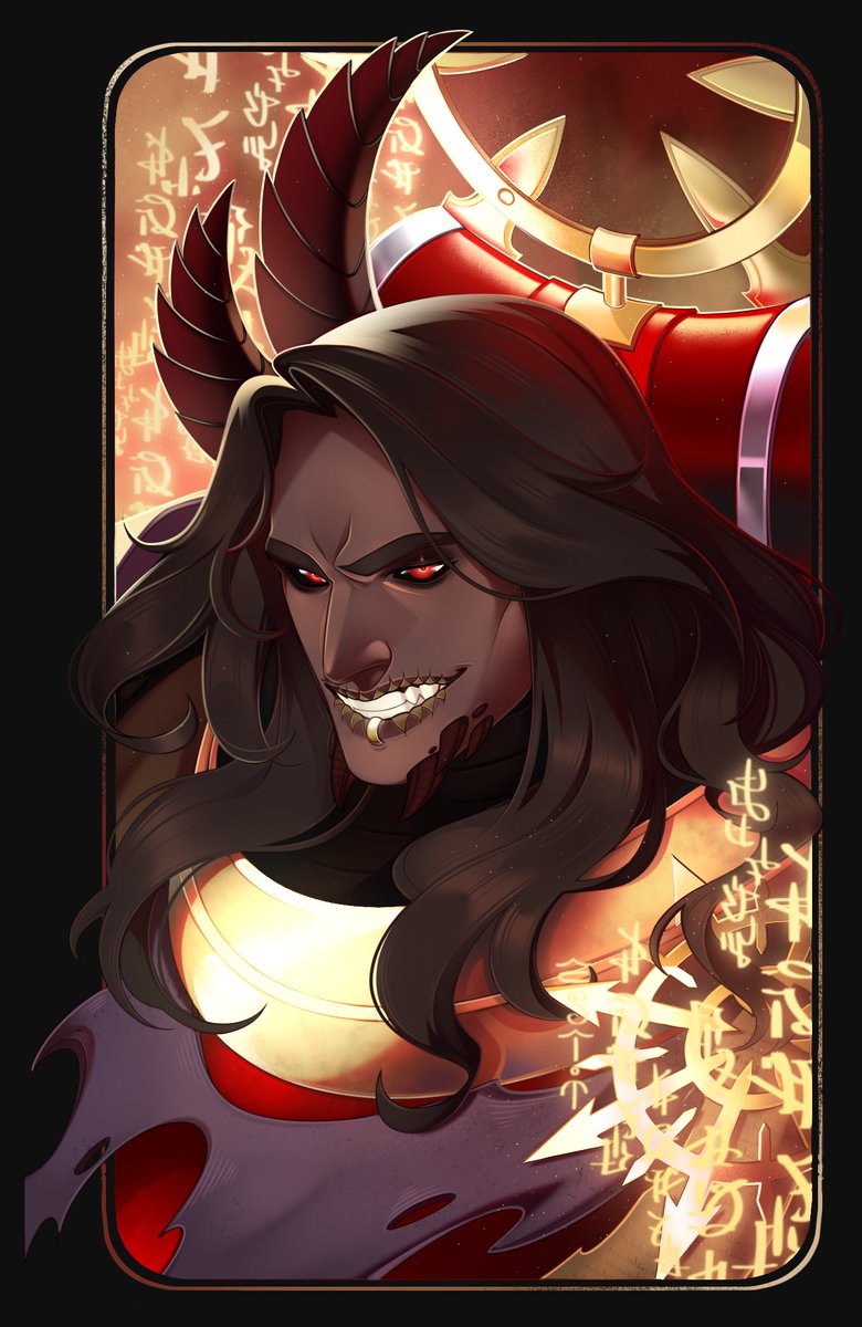 Birthday gift for <a href="/KumratArt/">Kumratte</a> ordered by <a href="/Mako85art/">MaKo85</a>
Thank you so much for such an amazing opportunity. Working on this handsome man was PURE FUN! 🎂

I hope the #WordBearers vibe is here... 🕯️