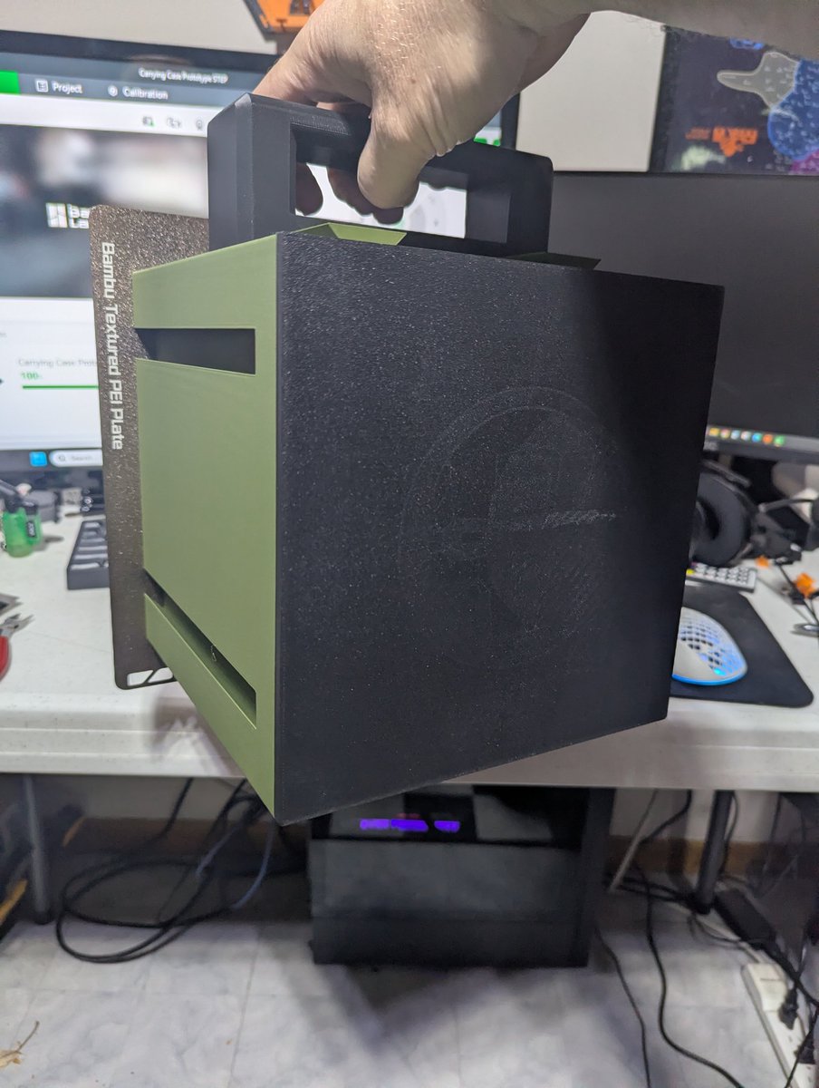 A modular carrying case for minis.