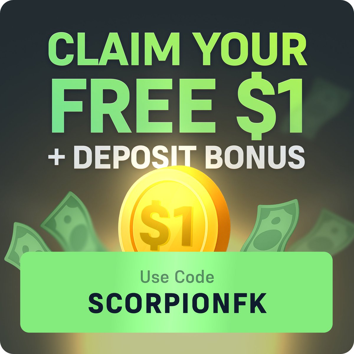 🔥CLAIM FREE $1 &amp; Deposit Bonus

Signup on  Using my Code scorpionfk and Claim FREE $1 Alongside Deposit Bonus Depending on your Deposit!!👀
$5,000 Daily Race
$10,000 Weekly Race
$75,000 Monthly Race

🔗 acebet.com/welcome/r/scor…