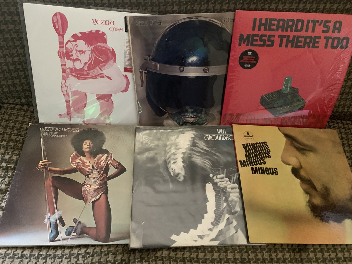 Vinyl Adventures this Sunday

Yezda Urfa
Heldon
Aesop Rock <a href="/AesopRockWins/">Aesop Rock</a> 
Betty Davis
Groundhogs
Charlie Mingus