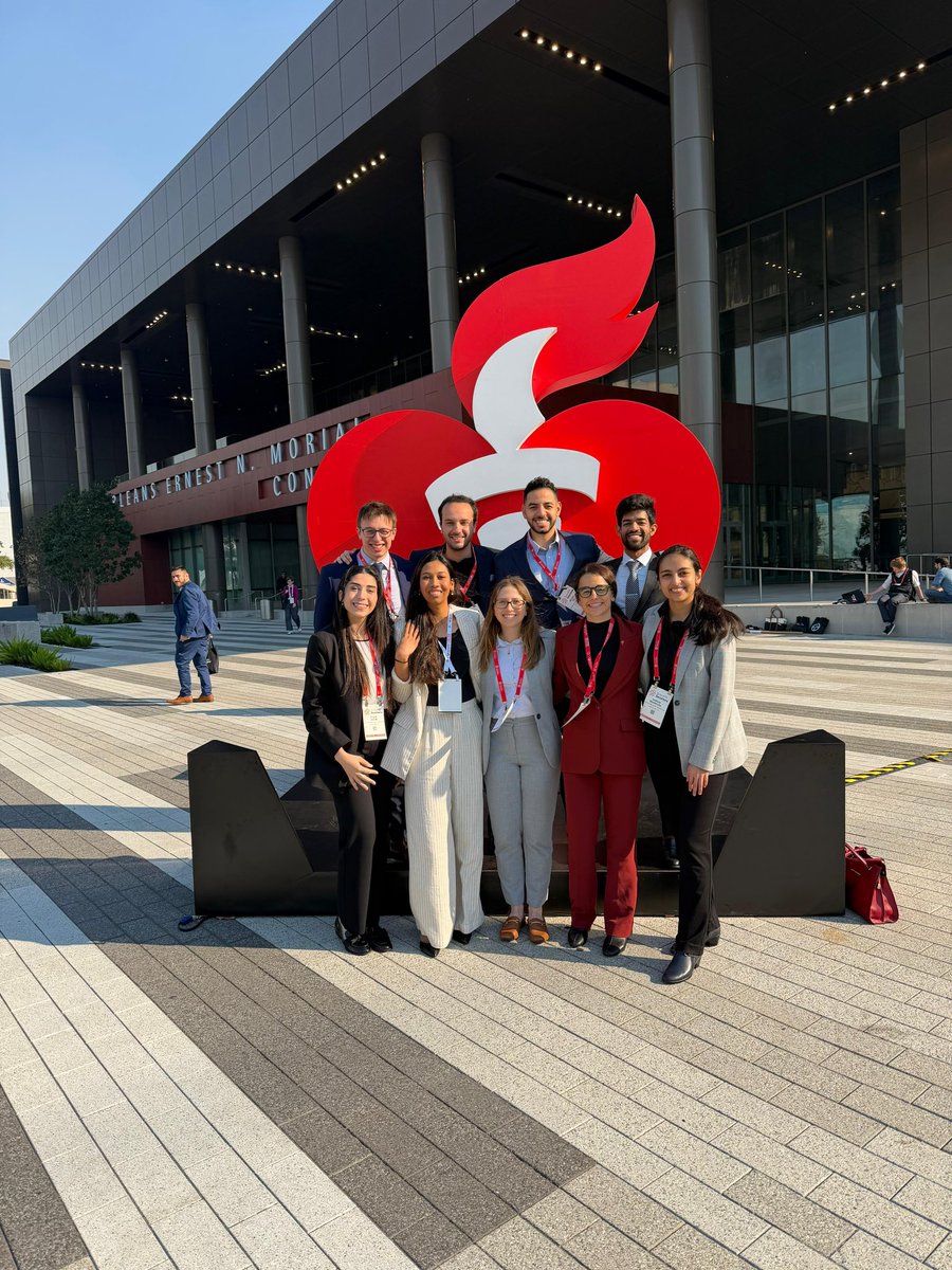 Fantastic and terrific <a href="/CCF_IMCHIEFS/">Cleveland Clinic IM</a>  crew attending <a href="/AHAScience/">AHA Science</a> in Nola!!!! 🎭 🎷 🫀 
<a href="/DrRohitMoudgil/">Rohit Moudgil MD PhD</a> <a href="/bernardospiazzi/">Bernardo Spiazzi</a> <a href="/CarolinaZingano/">Carolina Zingano, MD</a> <a href="/CalcagnoTess/">Tess Calcagno MD, PharmD</a> <a href="/VaidehiMendpar4/">Vaidehi Mendpara</a> <a href="/ShadaJadamMD/">Shada Jadam</a> <a href="/CCFcards/">CCF Cardiology Fellows</a> <a href="/AndreiBrateanu/">Andrei Brateanu</a>
