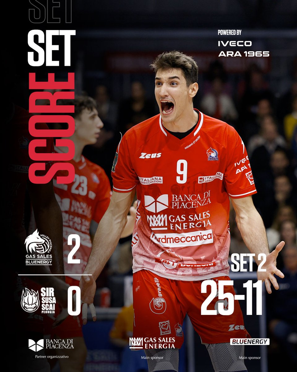 Fuoco biancorosso ⚪️🔴

Piacenza 2️⃣ - 0️⃣ Perugia

Giu il gettone si riparte 🔥

#PiacenzaPerugia