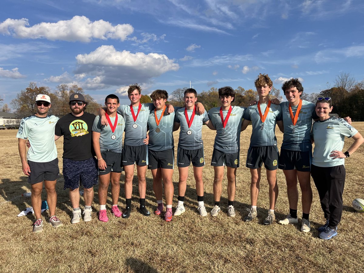 More hardware for #LaSalleRugby players. Congrats, gentlemen! Both U16 and U18 Atlantis teams showing well in North Carolina.