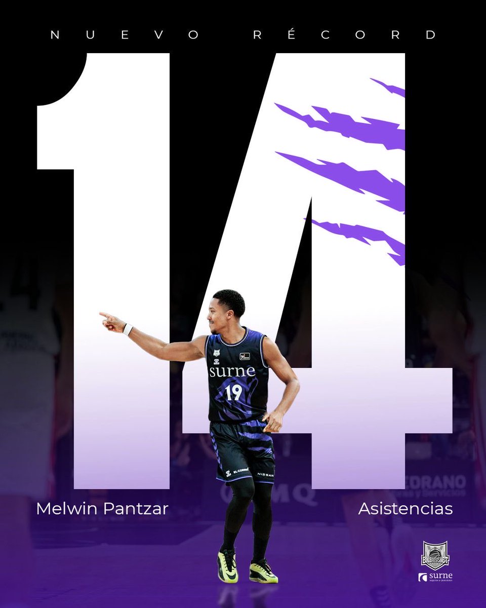 🔥🇸🇪 Melwin Pantzar <a href="/MelwinPantzar/">melwinw</a> consigue batir la mejor marca individual histórica de <a href="/bilbaobasket/">Surne Bilbao 😎</a> con 14 asistencias en un partidazo espectacular:

▪️12 puntos
▪️14 asistencias
▪️0 pérdidas
▪️30 de valoración
▪️en 21' en pista
▪️Victoria frente a Casademont Zaragoza (106-75)