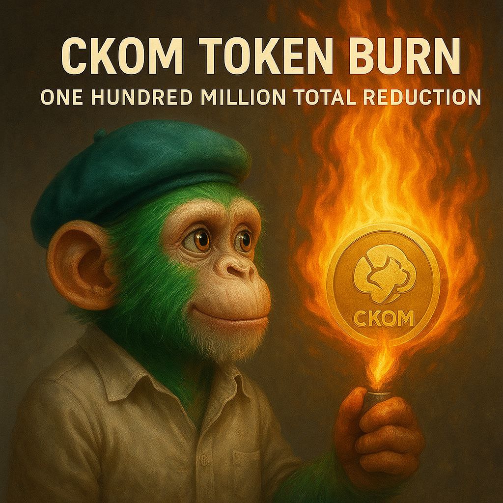 🔥 CKOM Burn Proof Update

We are happy to confirm that 50 million CKOM has been sent permanently to the dead wallet, reducing the total supply and strengthening the #CKOM ecosystem.

This latest burn brings the total number of permanently burned tokens to 70 million, marking
