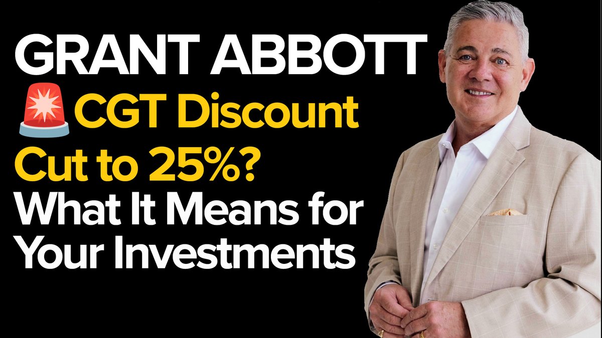 ⚠️ The 50% #CapitalGainsTax discount could soon drop to 25%.
Wealth &amp; estate taxes are also on the table.
Now’s the time to build your moat of protection.

grantabbott.com/post/capital-g…

#TaxPlanning  #WealthProtection #CGT  #SMSF #GrantAbbott #Australia