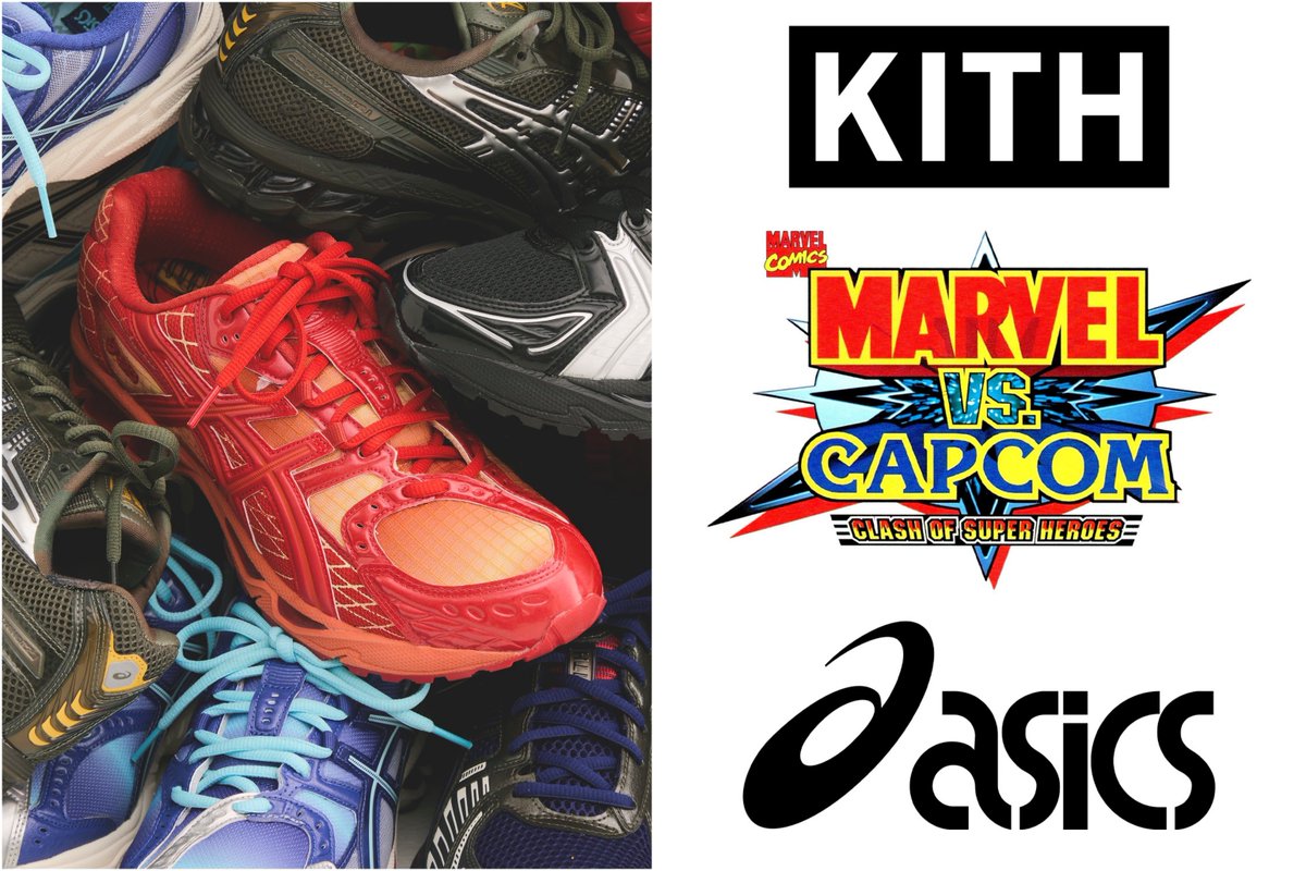 近日発売】 KITH x Marvel vs. Capcom x ASICS (キス マーベル 