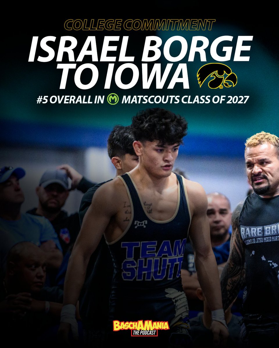 BUT WAIT, there's more!  After landing the Bachmann brothers &amp; Kenny brothers, Iowa also lands the #5 Overall in the Class of 2027, Israel Borge!

What a monster night for the Hawkeyes.