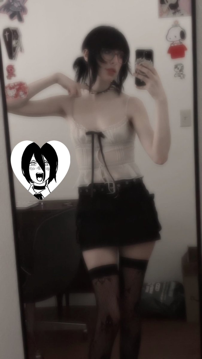 mothdevourer's tweet image. Reze inspired outfit or whatever