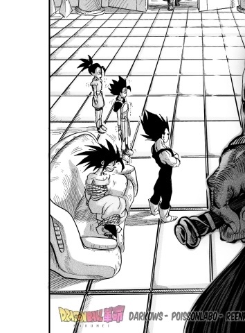 Caulifla bound and gagged in Dragon Ball Kakumei Ch4, a fan manga taking place after the Tournament of Power dealing with a multiversal war. Cabba had to restrain her from getting in Vegeta’s way, its short but the two close ups are nice! I love feisty gagged damsels👀
