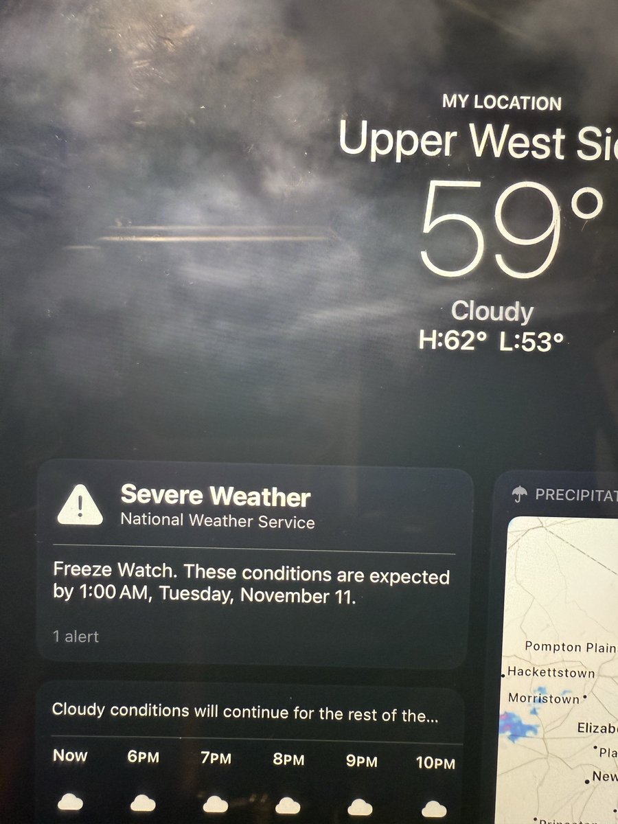“We’re so advanced!” 

Also: 
Freeze Watch at 59 degrees 🤦‍♂️