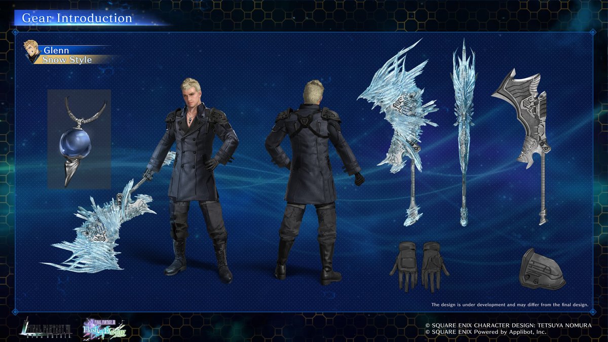 FF7リメイク Glenn Snow's Style Gear Design Here's a closer look at Glenn's new