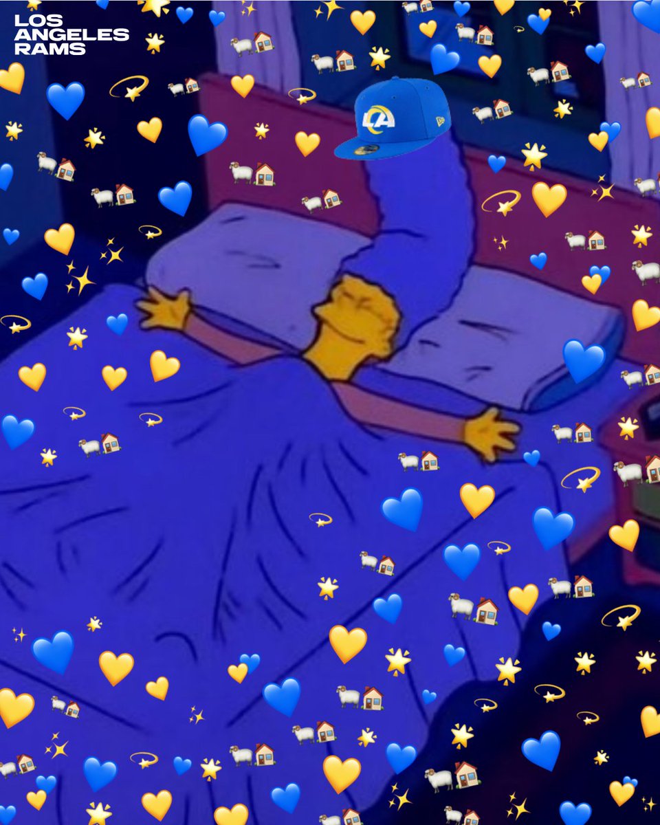 Good night, Rams fans 😌