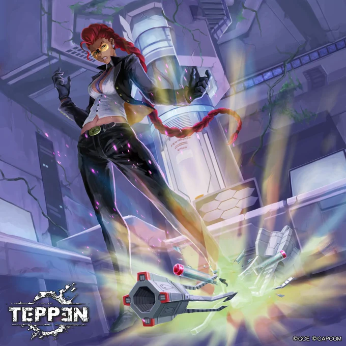 CAPCOM×ガンホーのカードゲーム「TEPPEN」にて 【破壊工作】【シバ】【新発見への好奇心】【パパ、こっちだよ!】を描かせていただきました Official Site: X: (C)GOE (C)CAPCOM