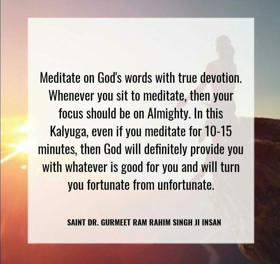 ThisIsMohit777's tweet image. Sit in silence for 5-10 Min. each day for honest self-reflection &amp;amp; assess which habits are positive &amp;amp; uplifting and which ones are negative or holding you back!
This simple habit helps you become more aware of your actions &amp;amp; mistakes!

#MondayMotivation
Saint Gurmeet Ram Rahim Ji