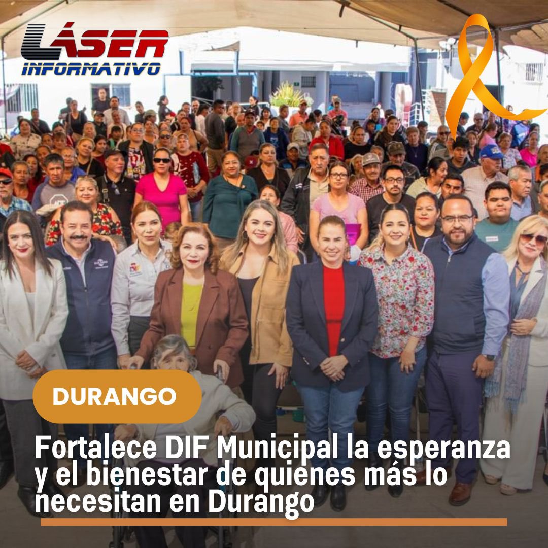 LaloSerranoZ's tweet image. #LaserInformativo

#Durango|| Fortalece @DIFMunicipalDgo la esperanza y el bienestar de quienes más lo necesitan en Durango

•Refuerza DIF Municipal su apoyo para mejorar la salud y economía de adultos mayores y personas con discapacidad

Con el compromiso de fortalecer la…
