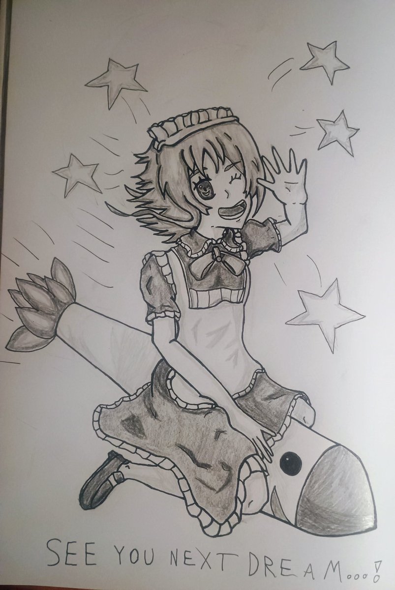 That completes Touhou PoDD drawings! I figured Ruukoto waving towards the viewer would be most fitting way to end it! Starting LLS drawings soon.
#Touhou #東方Project