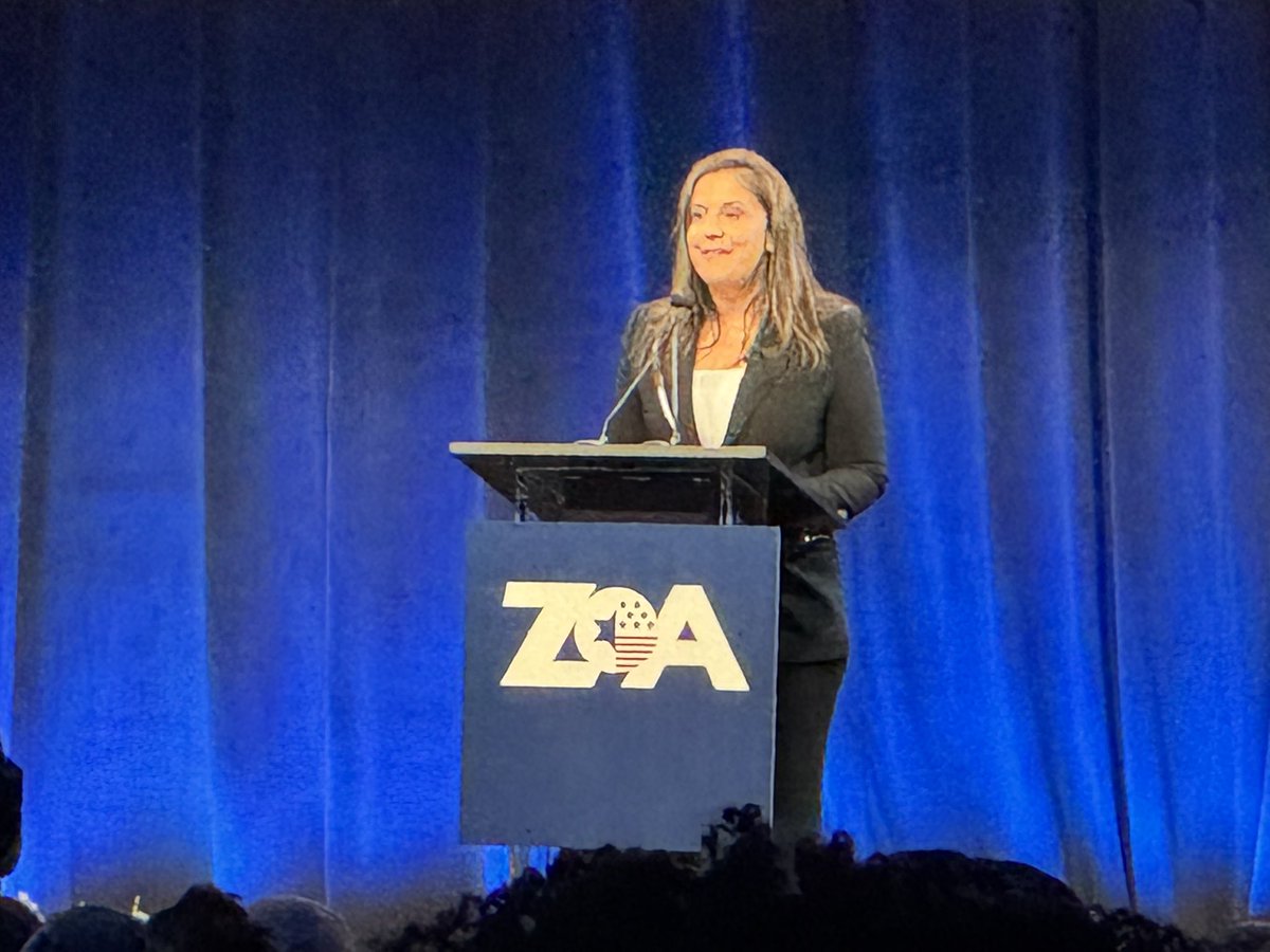 Addressing the Zionist Organization of America gala, Rep. Elise Stefanik calls Mamdani a  “dangerous antisemite,” a “jihadist,” “communist,” “who openly traffics in sympathy for those who chant globalize the intifada.” 

He’s not.