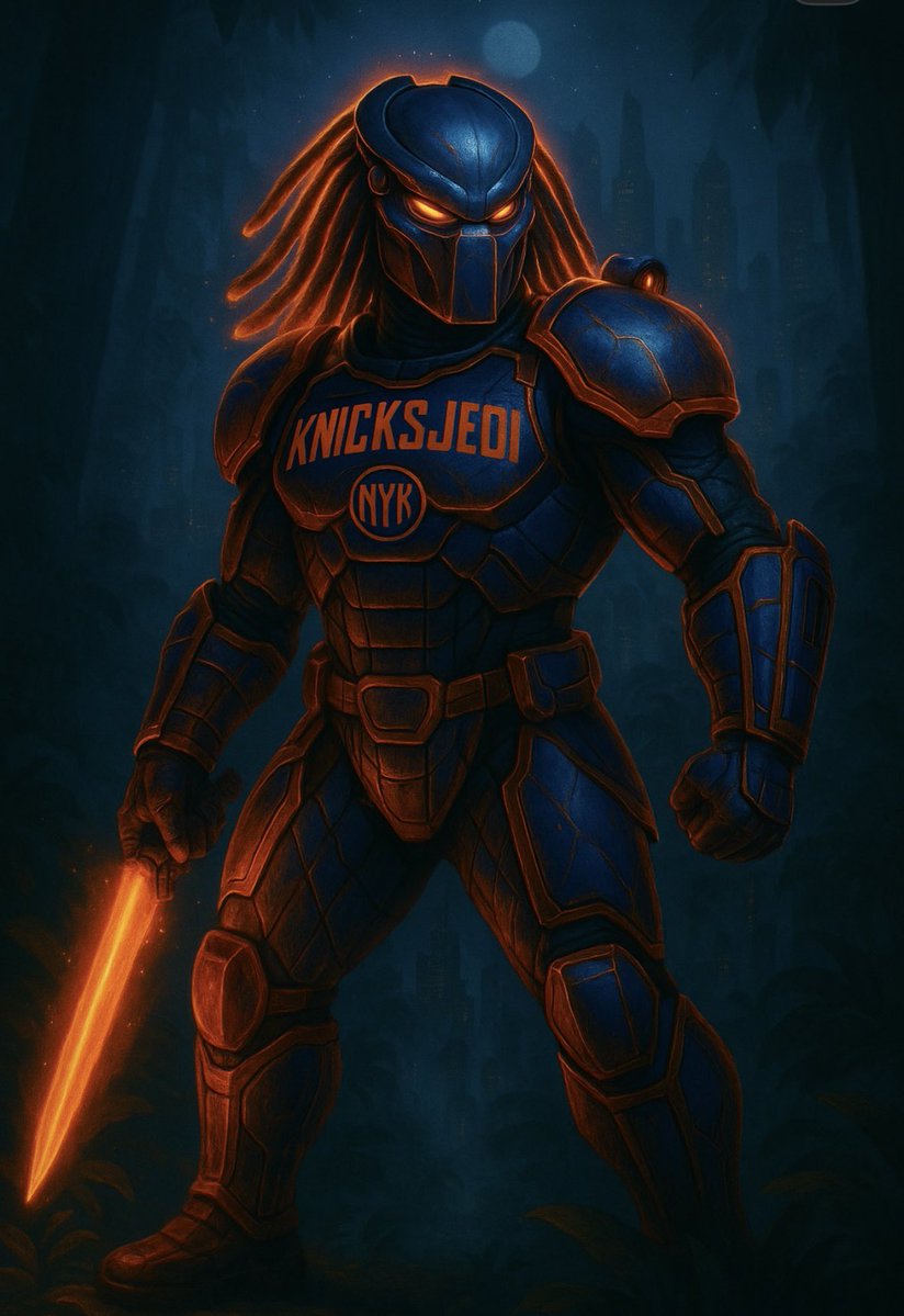 KnicksJedi's tweet image. The Predator hunts all who oppose the Knicks ! #NewYorkForever #LGK #Predator