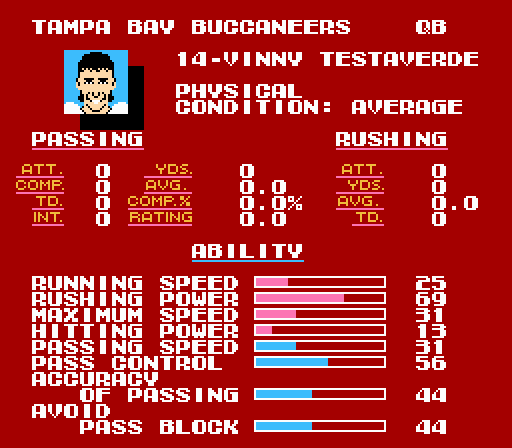 Happy birthday to ex <a href="/Buccaneers/">Tampa Bay Buccaneers</a> &amp; #TecmoSuperBowl QB Vinny Testaverde (62)! The <a href="/HeismanTrophy/">The Heisman Trophy</a> winner in '86 played 21 years in the <a href="/NFL/">NFL</a>. The 1st overall pick in '87 spent 6 years in Tampa before moving on to the <a href="/Browns/">Cleveland Browns</a>, <a href="/Ravens/">Baltimore Ravens</a>, @NYJets, @DallasCowboys, <a href="/Patriots/">New England Patriots</a> &amp; <a href="/Panthers/">Carolina Panthers</a>.