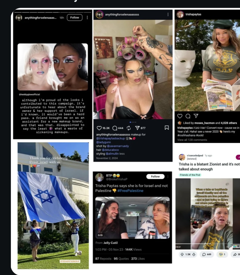 lHoneyl284's tweet image. One of the makeup models is a trisha paytas fan